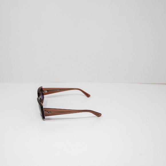 Ray-Ban Brown Rectangular Sunglasses - Picture 4 of 5